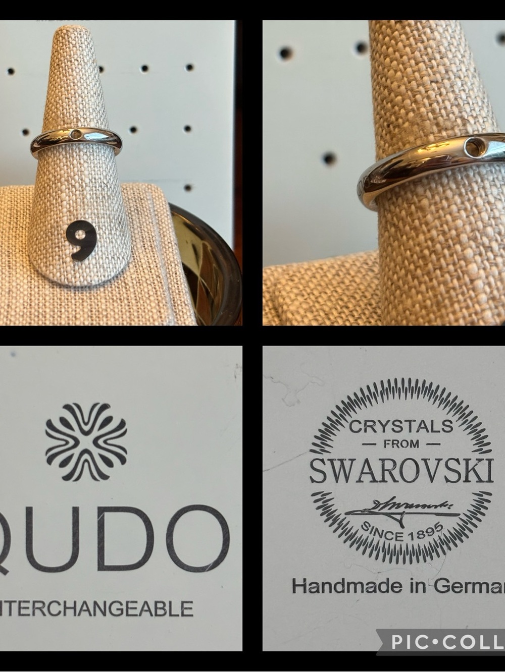 QUDO Interchangeable Ring Silver 9